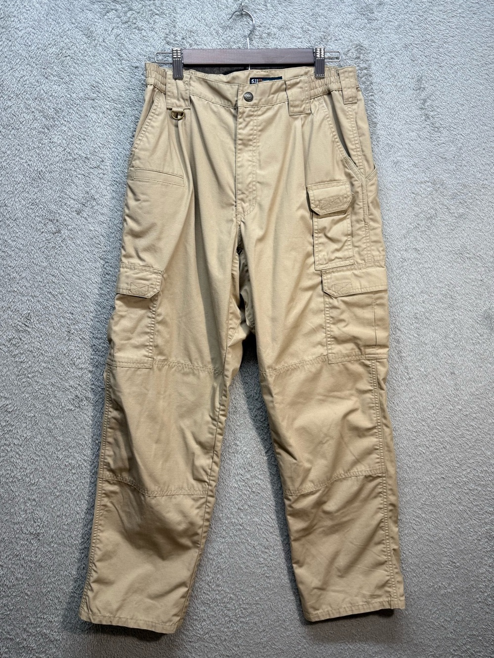 5.11 Tactical Series Men's 32x32 Khaki Tan Cargo Pants Ripstop Work Hiking